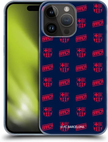 Vista 8 de Head Case Designs Funda rígida con licencia oficial del FC Barcelona Barca Crest Graphics compatible con Apple iPhone 15 Pro Max