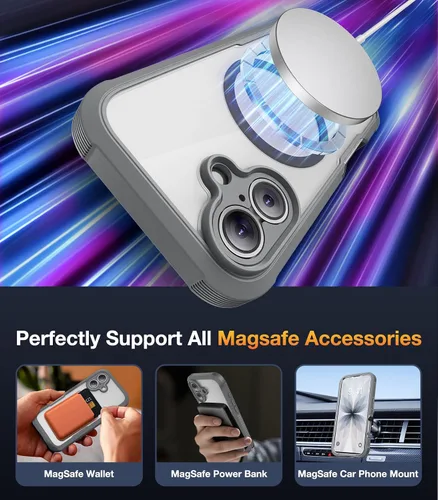 Vista 547 de DIACLARA - Funda transparente compatible con iPhone XR 6.1 pulgadas 2018