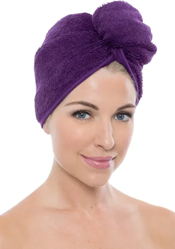 Vista 13 de Mujer viscosa de bambú – toalla de pelo toalla de secado de pelo Wrap por texere, Unitamaño