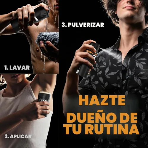 Vista 6 de AXE Spray corporal 4 unidades Dark Temptation 48 Hour All Over Fresh 2.9 oz