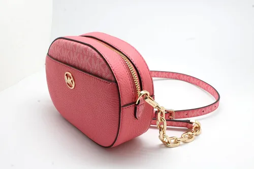 Vista 5 de Michael Kors JET SET GLAM PEQUEÑO BOLSO DE BOLSILLO DELANTERO OVALADO TÉ ROSA, Tea rose