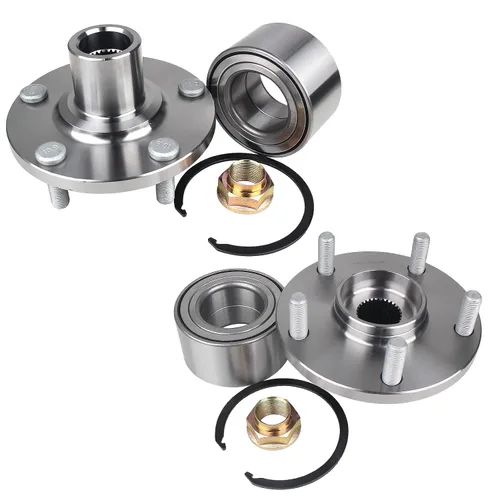 Vista 46 de 512150 2PCS Cojinete de rueda trasera y conjunto de cubo