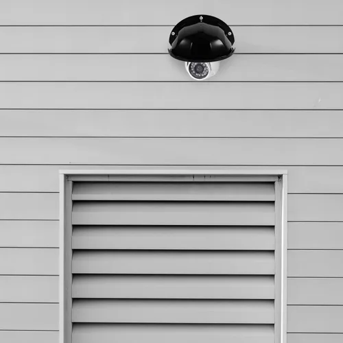 Vista 4 de HOMSFOU Protector de cubierta de cámara resistente a la intemperie para exteriores, 2 piezas