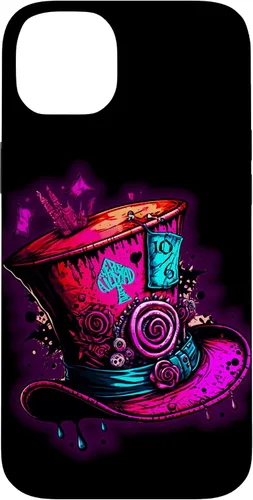 Vista 14 de Funda para iPhone 11 Pro Max We're All Mad Here Pink Steampunk Alicia en el país de las maravillas