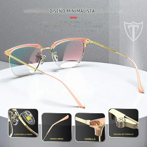 Vista 4 de ATTCL Gafas de bloqueo de luz azul unisex con marco anti rayos azules para juegos de computadora