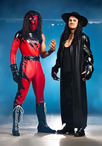 Vista 5 de Disfraz de Kane de lujo de WWE para hombre
