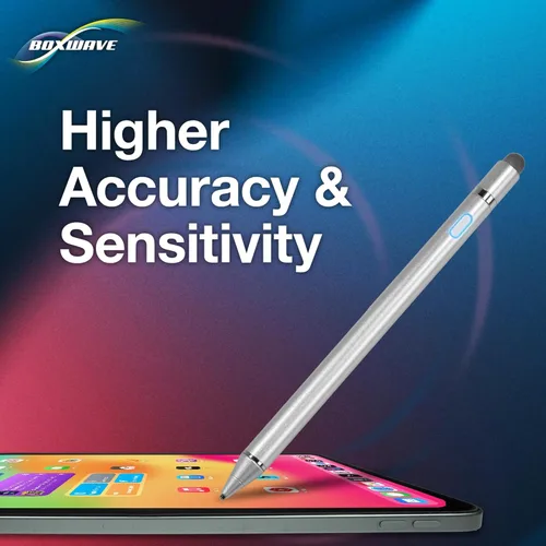 Vista 3 de BoxWave Lápiz óptico compatible con SEBBE Android 11 Tablet S23 (10.36 pulgadas), AccuPoint Active Stylus, lápiz digital electrónico con punta ultra