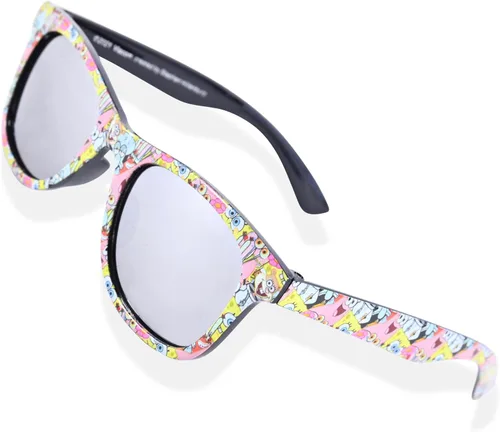 Vista 2 de Nickelodeon SpongeBob SquarePants - Juego de gafas de sol para niños y estuche para lentes para niños pequeños