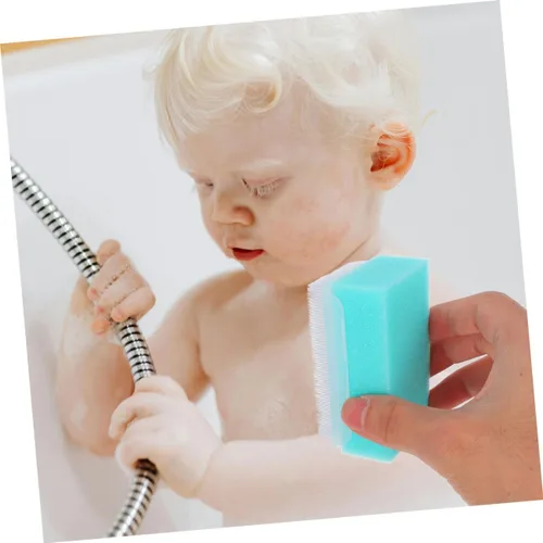 Vista 6 de 2 cepillos sensoriales de masaje terapéutico para niños, niñas y adultos, material de esponja seguro para calmar experiencias sensoriales y rutina