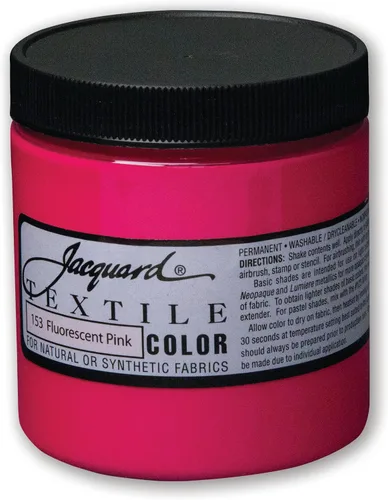 Vista 30 de Jacquard Pintura Textil 8 Oz Negro