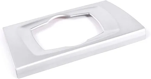 Vista 6 de YIWANG ABS cromo interior de la cabeza de la luz de la cabeza del interruptor de la cubierta del botón de ajuste para BMW Serie 3 E90 2005-2012