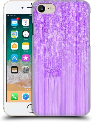 Vista 11 de Head Case Designs - Carcasa rígida para iPhone 7, iPhone 8 y iPhone SE 2020, diseño de flores, color azul