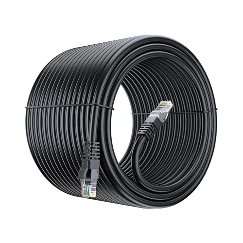 Vista 19 de Maximm Cable Ethernet Cat6 de 30 pies, 10 Gbps 550 MHz, RJ45 sin enganches Negro