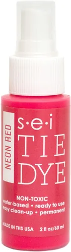 Vista 69 de S.E.I. Botella de Spray de Tie Dye del 4 de Julio: 2oz. Spray de Tinte para Tela No Tóxico, Tinte Permanente para Ropa DIY, Un Paso, Suministros