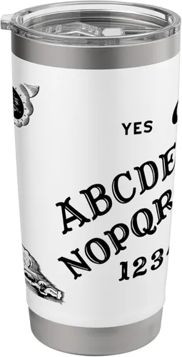 Vista 9 de Ouija Vaso aislado de acero inoxidable Neon Planchette