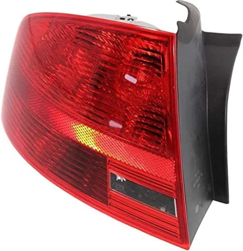 Vista 3 de CarLights360: Para Audi A4 Conjunto de luz trasera 2005 06 07 2008 modelo de base del lado del conductor con bombillas certificado DOT