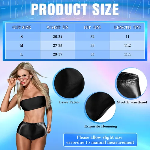 Vista 2 de Toulite Juego de 5 faldas de lentejuelas con flecos para mujer, bufanda de danza del vientre, pantalones cortos metálicos para baile, plumas rave