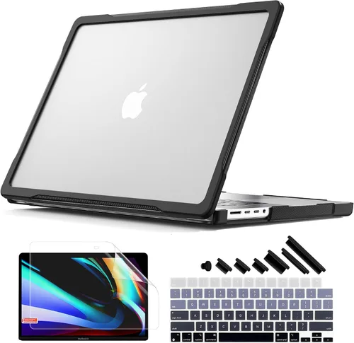 Vista 13 de Batianda Extreme - Funda resistente para MacBook Pro de 14 pulgadas 2026 Negro