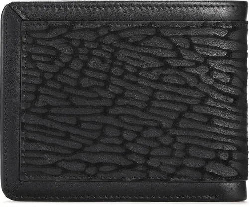 Vista 68 de LUKZIJAES Billetera de cuero genuino para hombre, con bloqueo RFID, delgada, plegable, bolsillo frontal, #3-Café, Vintage