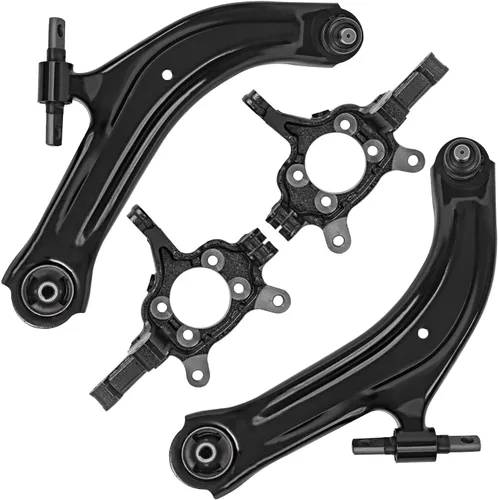 Vista 107 de Detroit Axle - 4 piezas de brazos de control traseros para Ford C-Max, Focus, Mazda 3 5, Volvo C30, C70, S40, V50, 4 brazos de control superiores e