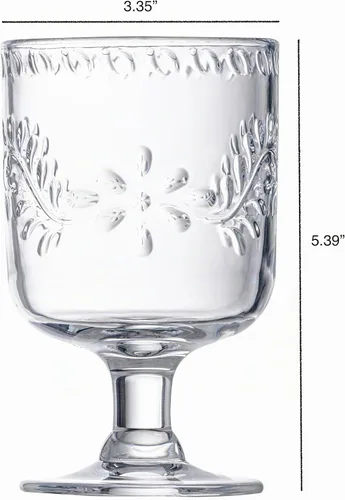 Vista 2 de KLIFA - RENO- Juego de 4 vasos de vino acrílicos apilables de alta resistencia, vaso de jugo de plástico, vasos inastillables, sin BPA, vasos