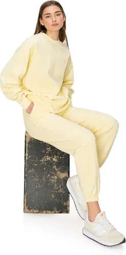 Vista 4 de Cali1850 Women's Premium Cloud Fleece Sweatpants - Drawstring Elastic Waist Soft Cozy Casual Pants