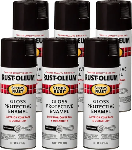 Vista 65 de Rust-Oleum 7776830 - Pintura en aerosol para prevención del óxido, 12 onzas, negro plano
