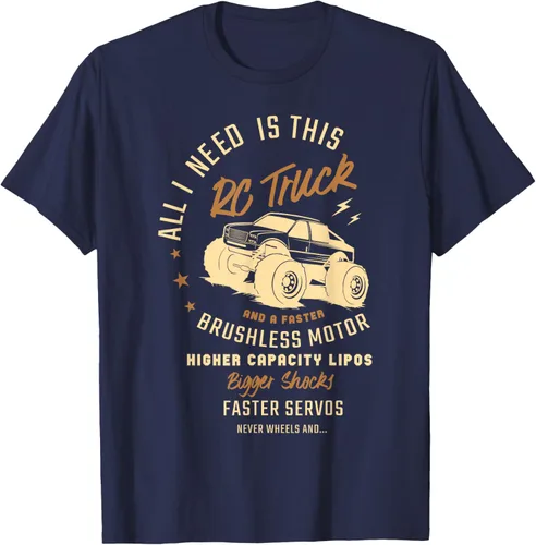 Vista 24 de Todo lo que necesito es este camión RC y una camiseta sin escobillas más rápida RC Motor Negro