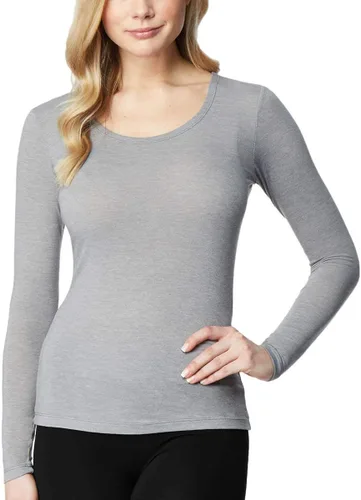 Vista 6 de 32 DEGREES Camiseta de manga larga con cuello redondo para mujer paquete de 2