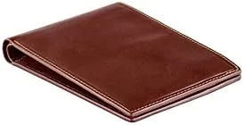 Vista 4 de Visconti Monza 9 RFID Bloqueo Cuero Genuino Pasaporte Cartera Funda Funda, Marrón, Funda tipo cartera para pasaporte de viaje