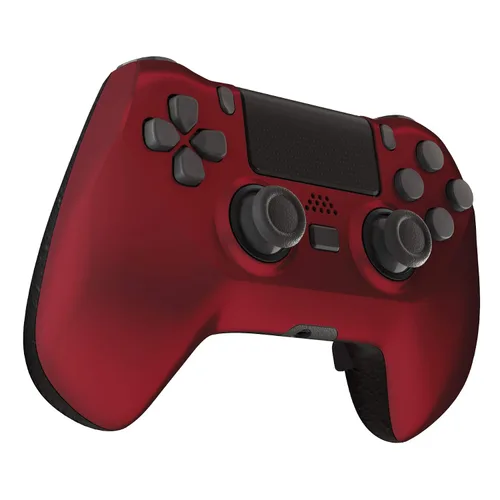 Vista 8 de eXtremeRate Scarlet Red Decade Tournament Controller (DTC) Upgrade Kit for PS4 Controller JDM-040050055, Upgrade Board & Ergonomic Shell & Back