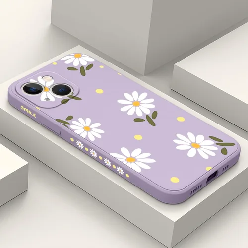 Vista 19 de LEECG Funda para iPhone 13 con diseño de mariposas y flores, diseño de astronauta, funda de teléfono con forro de microfibra suave, funda delgada