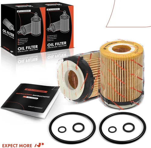 Vista 9 de A-Premium Filtro de aceite de protección de 2 piezas de 10 K millas compatible con Mercedes-Benz C300, C350e, E300, E350, Sprinter 1500, Sprinter