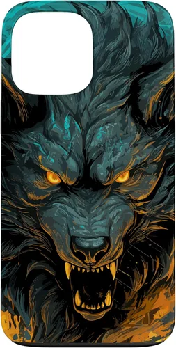 Vista 24 de Fenrir Wolf - Funda para iPhone 17, diseño de mitología nórdica