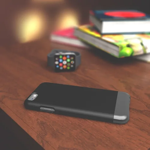 Vista 4 de Encased Funda para iPhone 6/6s con clip para cinturón, clip ultra delgado (Serie Slimshield) (iPhone 6/6s)