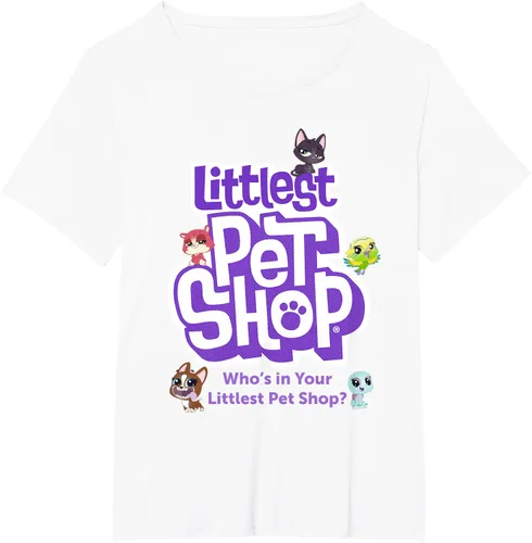 Vista 28 de Littlest Pet Shop ¿Quién está en tu tienda? Camiseta Blanco