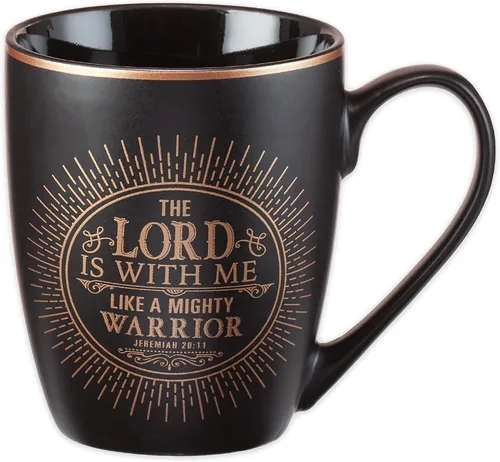 Vista 8 de Christian Art Gifts Taza de café de cerámica negra mate – 12 oz. Taza de café y té inspiradora sin plomo ni cadmio para hombres y mujeres