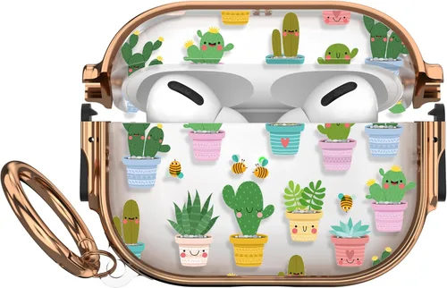 Vista 42 de Maxjoy Funda para AirPods 3 con cerradura, funda protectora rígida de 3ª generación para AirPod de 3ª generación para mujeres y hombres con llavero