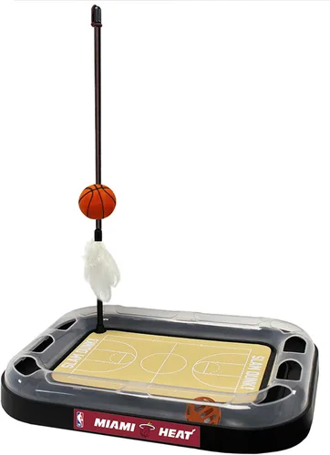 Vista 24 de Pets First Boston Celtics - Rascador de baloncesto para gatos, 14 x 11