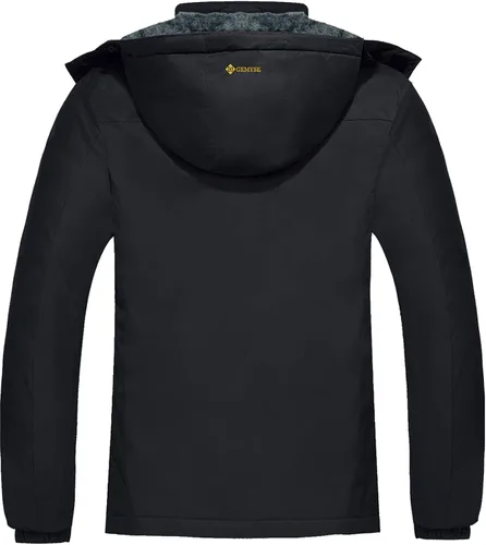 Vista 2 de GEMYSE - Chaqueta de esquí impermeable resistente al viento lluvia y nieve para hombre