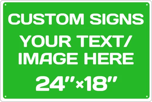 Vista 51 de Letreros metálicos personalizados de aluminio resistentes a la intemperie, texto e imagen personalizados, varios tamaños, peligro, jardín, puerta