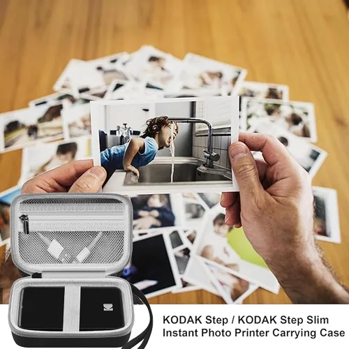 Vista 7 de Leayjeen Funda para impresora fotográfica para teléfono inteligente compatible con KODAK Mini 2/Mini Shot 2 Retro 4PASS Impresora fotográfica Negro