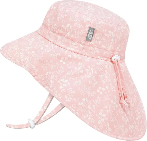 Vista 13 de JAN & JUL Sombreros de sol de secado rápido UPF 50+ para niños