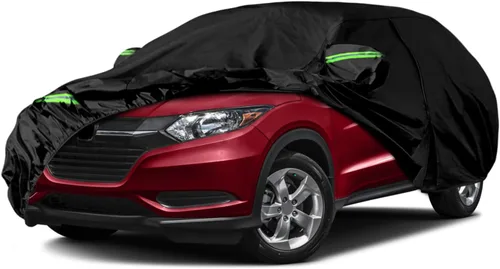 Vista 7 de Funda impermeable para auto Compatible con Honda Pilot 2002-2025, fundas para auto para todo tipo de clima 210T con interior de algodón