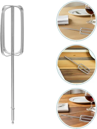 Vista 4 de Cabilock Paquete de 4 accesorios para batidoras de mano, piezas de repuesto de acero inoxidable Turbo Beaters compatibles con batidoras de mano