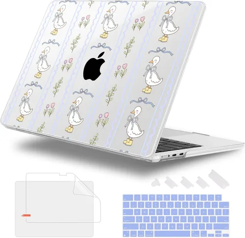 Vista 15 de Funda para MacBook Air de 15 Pulgadas 2025 2024 2023 Versión M4 A3241 M3 A3114 M2 A2941, Carcasa Rígida con Protector de Pantalla y Cubierta