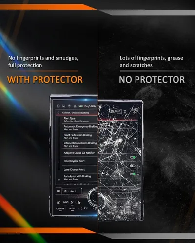 Vista 2 de CDEFG Protector de pantalla para GMC Terrain 2025 2026, 15 pulgadas (2 piezas) Nano Film - Terrain (Elevation, AT4, Denali) Accesorios para pantalla
