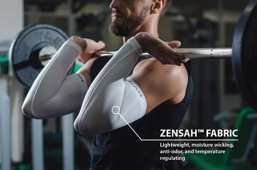 Vista 4 de Mangas de brazo de compresión Zensah - Mangas de sol, protección UV