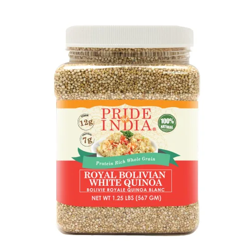 Vista 16 de Pride Of India - Quinua real roja natural - 100% boliviana de grado superior rico en proteínas de grano entero, tarro de 1.5 libras (24oz)