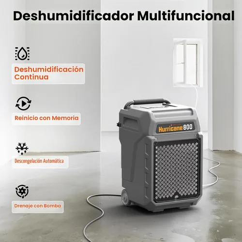 Vista 3 de Abestorm - Deshumidificador comercial con bomba para sótanos (170 pintas)
